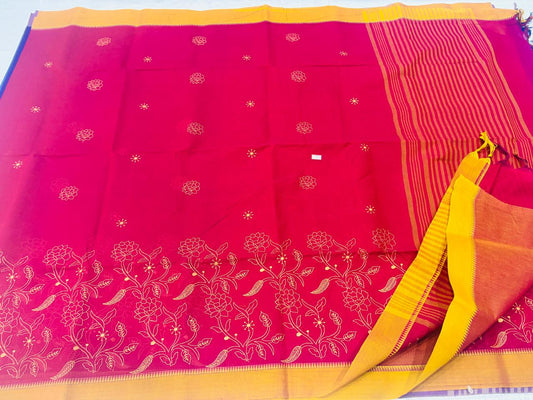 Pure cotton sarees & Exclusive designs